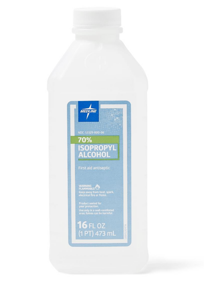 70% Isopropyl Rubbing Alcohol, 16 oz.