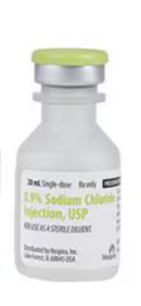 Sodium Chloride 0.9% Injection PF SDV 20mL 25/Package