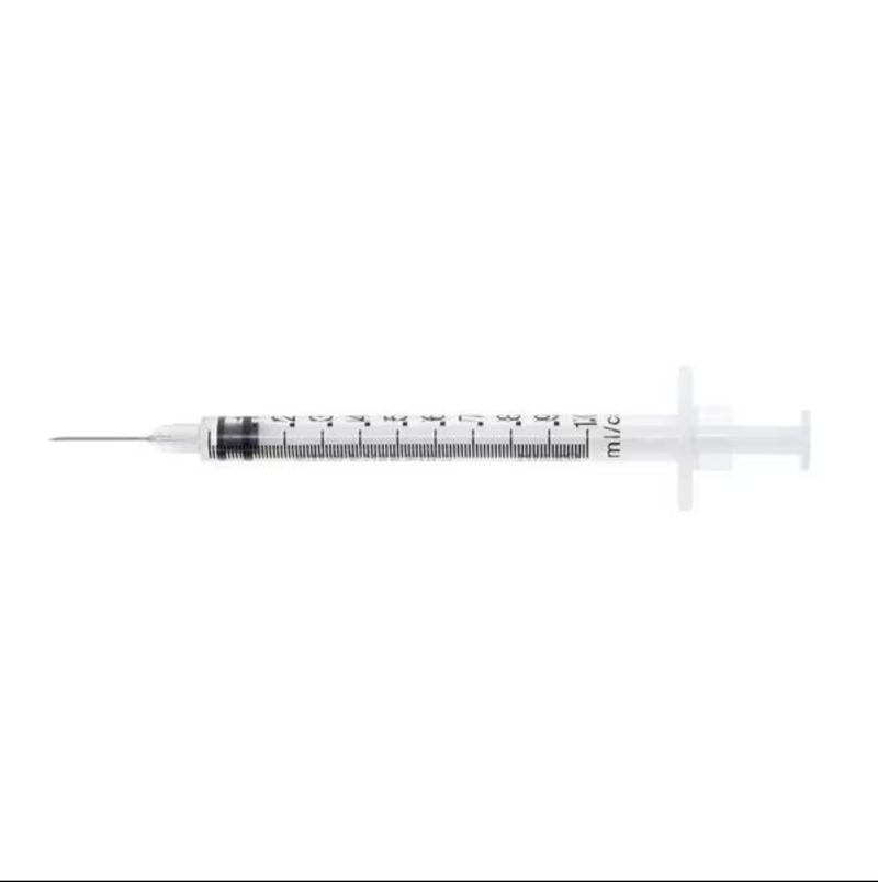 Dialysis Syringe/Needle 0.25x13mm 1cc Low Dead Space 100/Bx