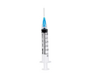 Hypodermic Syringe/Needle 22gx1" 3cc Conventional Low Dead Space 100/Bx