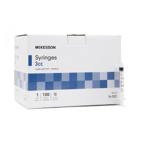 Mckesson 3cc Luer Lock Syringe