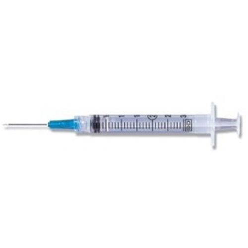 BD Luer-Lok Syringe with 22gx1" Needle 100 count