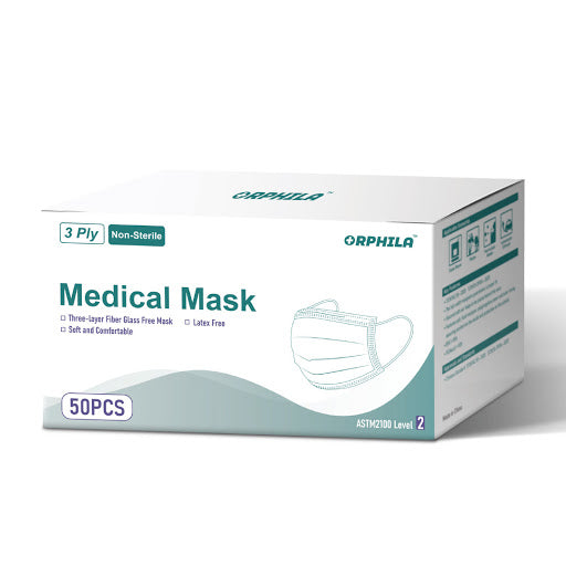 Medical 3-ply Face Mask - 50 Masks per box