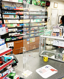 Counter Shield Acrylic Guard 23.5” wide x 11" deep 31.5” high